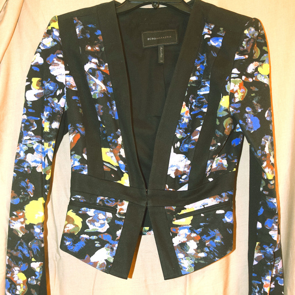 BCBGMaxazria print blazer - Picture 1 of 4